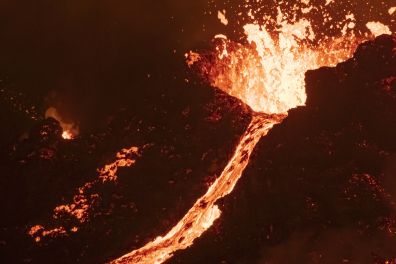 Volcan - Eruption volcanique (Islande, Mars 2021)